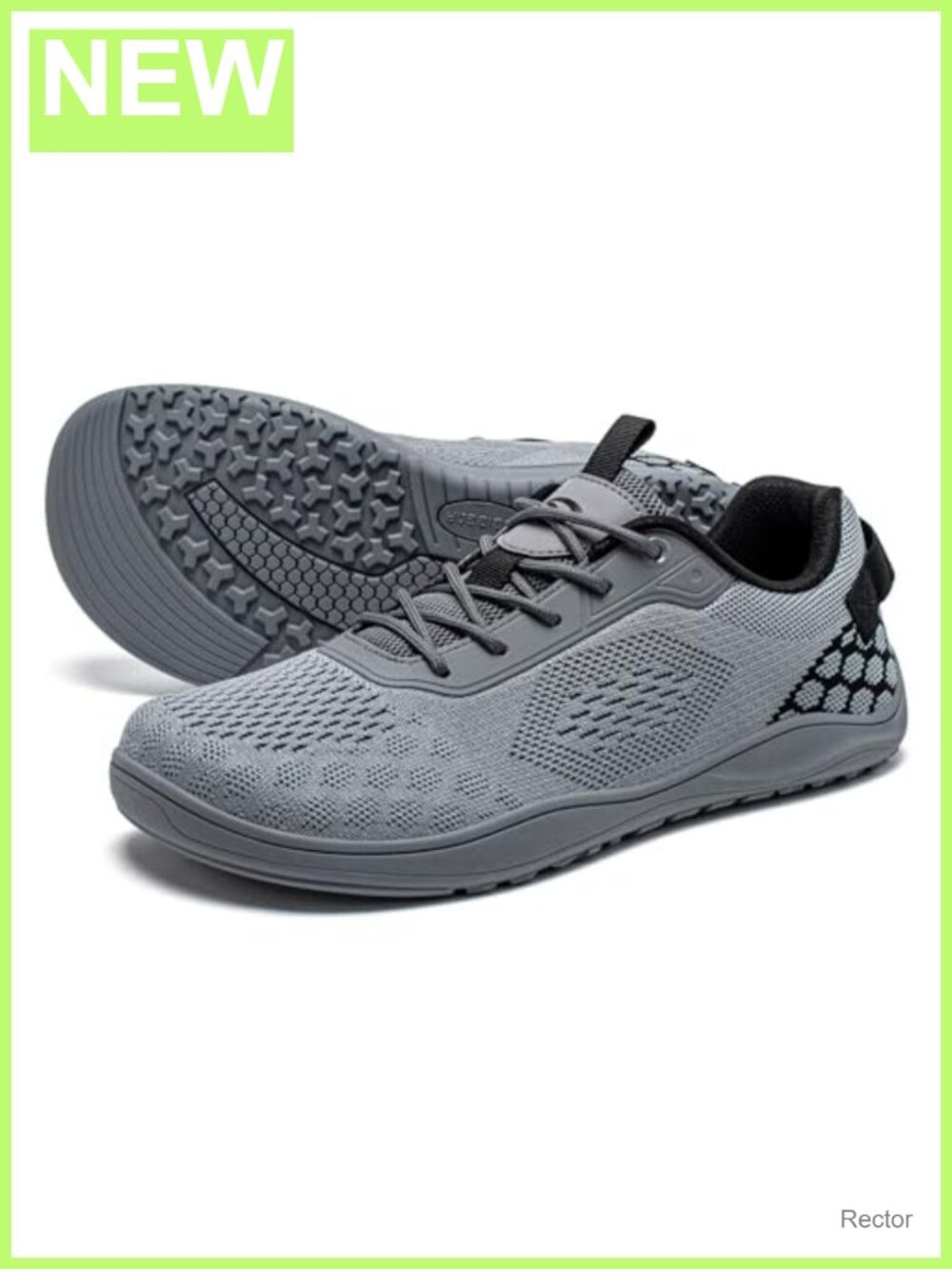 Minimalist Barefoot Trail Running Shoes Wide Toe Box Zero Drop Lace Up - Picture 5 of 6